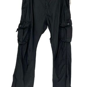 Y2K Project Mayhem Cargo Pants 42/32 Black NWT Goth AltFashion Skater Streetwear